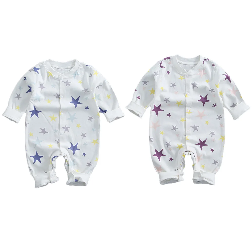 2019 одежда для маленьких мальчиков и девочек детский комбинезон с длинным рукавом