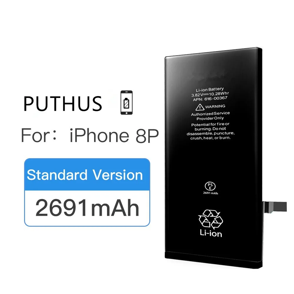 Для iPhone 8 Plus батарея новая 2691mAh Высокая емкость Замена батареи для с набором