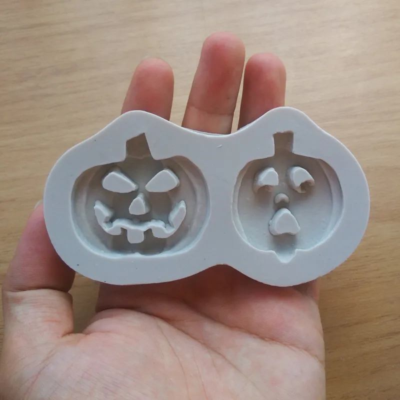 Форма Тыква на Хэллоуин силиконовая форма для торта шоколадная фотография