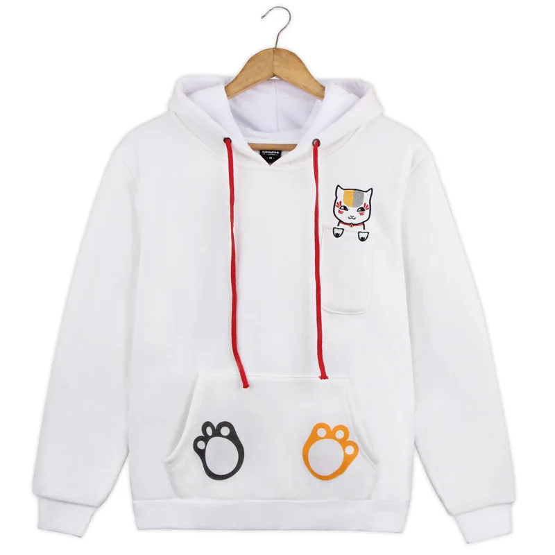 Anime Cat Teacher Cosplay Costume Kawaii Girl Zipper Long Sleeve Hoodie Autumn and Winter Fleece Sweater |