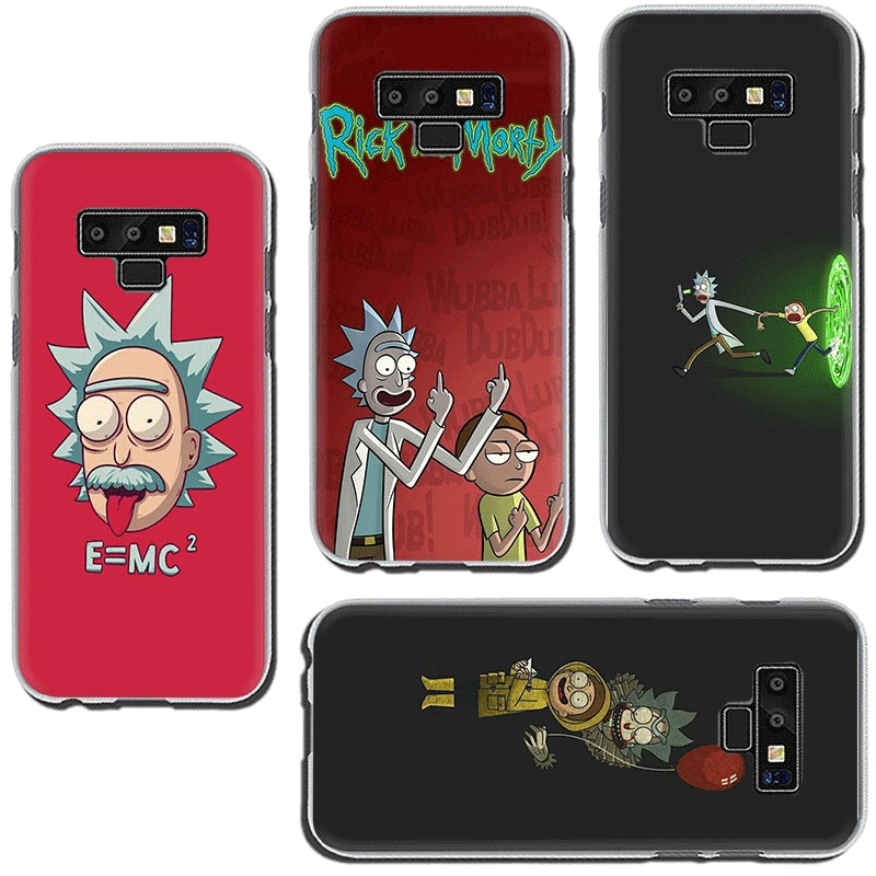 Рик и Морти жесткий чехол для телефона для samsung A5 A7 A9 A6 A8 плюс A10s 20С 30С 40С с 50s 60 70