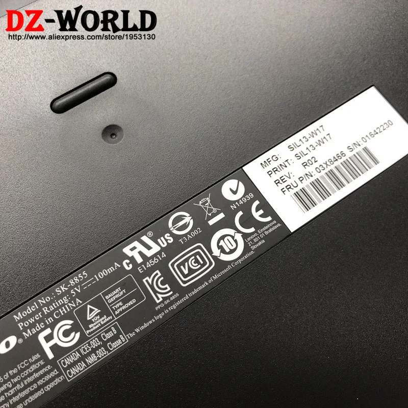 Новый оригинальный для lenovo Thinkpad канадский французский USB клавиатура SK 8855