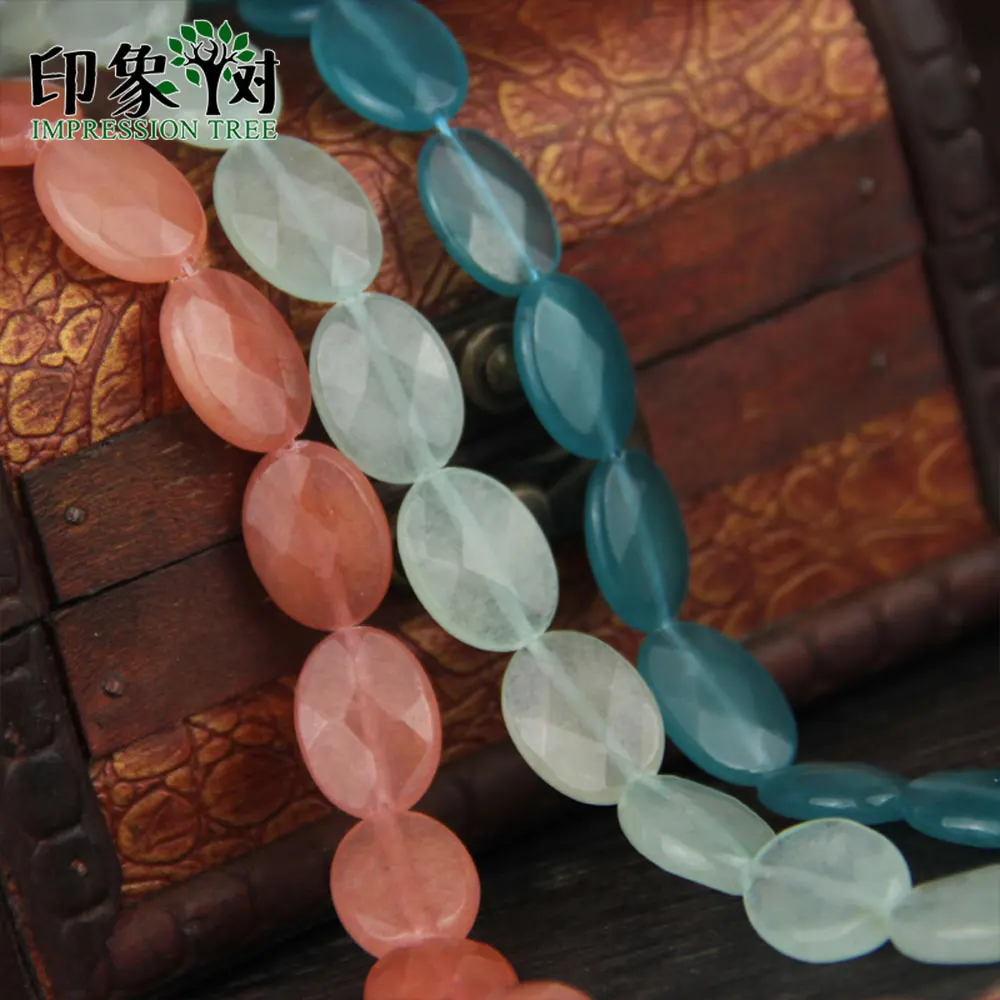 Натуральный драгоценный камень искусственные камни 7 шт. 13x18 мм зеленый