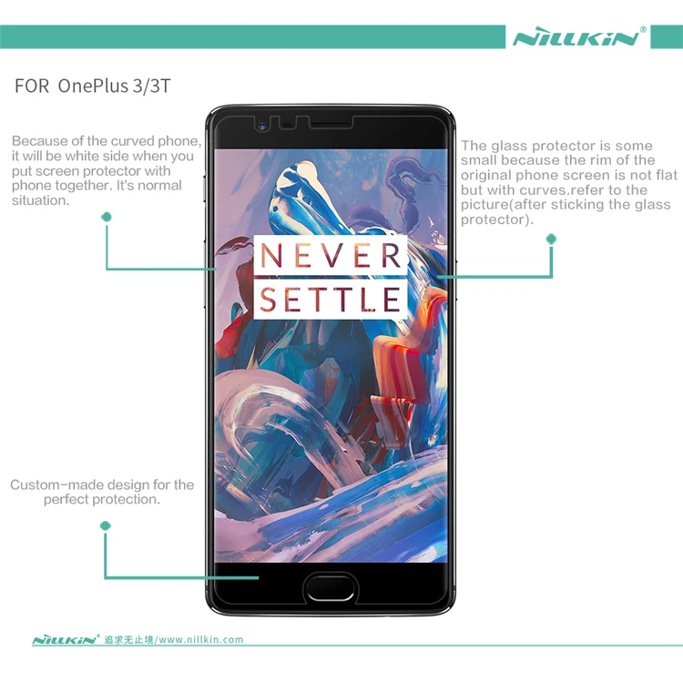 Nillkin OnePlus 3(A3000)/3t Защитная пленка для экрана прозрачная/матовая пластиковая защитная пленка для OnePlus 3/One Plus 3