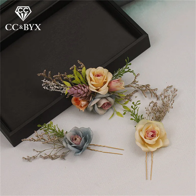 CC Weding ювелирные Заколки Для Волос Гребни 3 шт. свадебные аксессуары для подружек