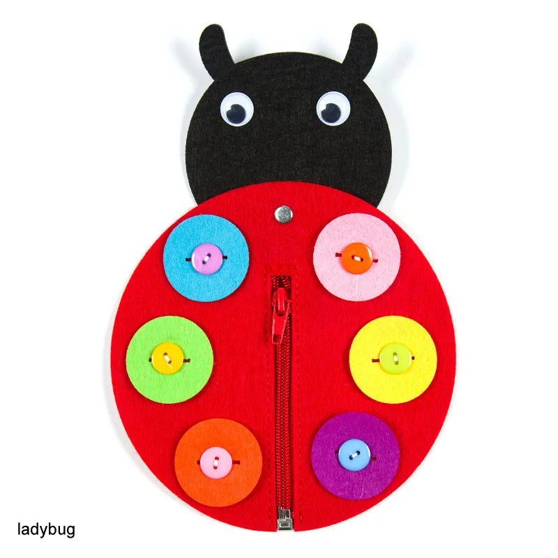 ladybug Поделки, лесные животные, тема ручной работы, войлок, набор для вырезания детей, родителей, сотрудничество, детская игрушка, нетканый материал, ткань ручной работы - Цвет: ladybug