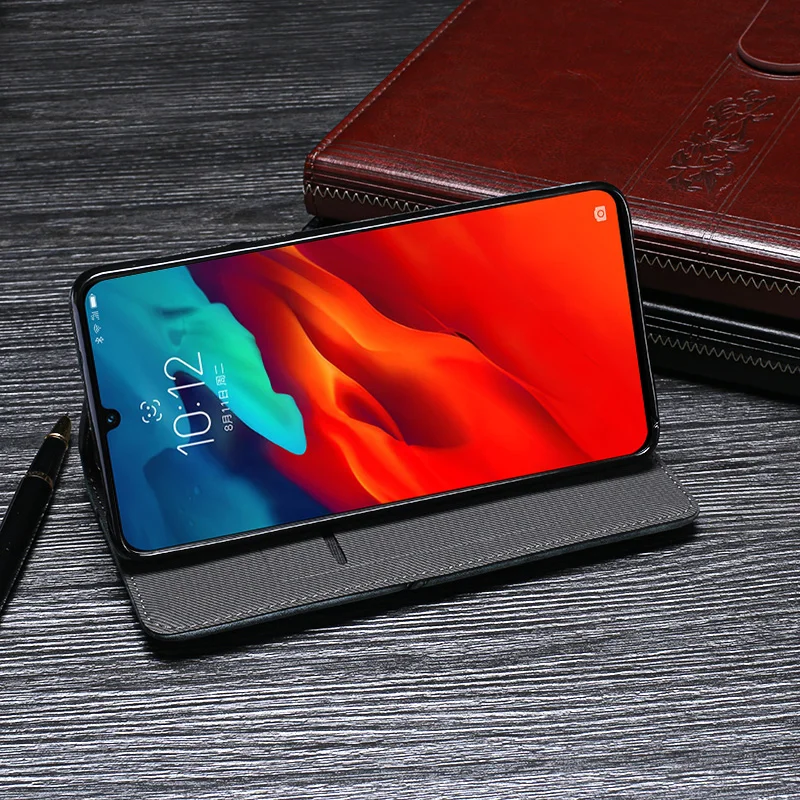 Чехол для lenovo Z6 Pro, чехол, высокое качество, Ретро стиль, флип, кожаный чехол для lenovo Z6 Pro, чехол, деловой чехол для телефона