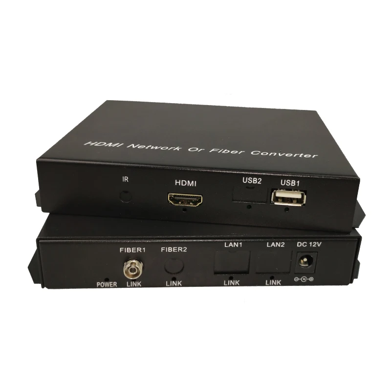 HDMI KVM волоконно оптический конвертер USB мышь и клавиатура удлинитель одномодовый
