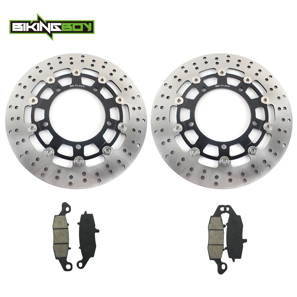 BIKINGBOY для Suzuki DL650 Vstorm 07 08 09 10 11 12 13 14 15 DL 650 передние тормозные диски роторы колодки