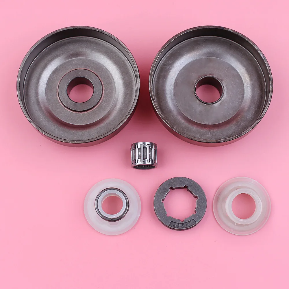 

Clutch Drum Sprocket Rim Worm Gear Kit For Husqvarna 340 345 350 445 445E 450 450E Chainsaw Spare Tool Parts