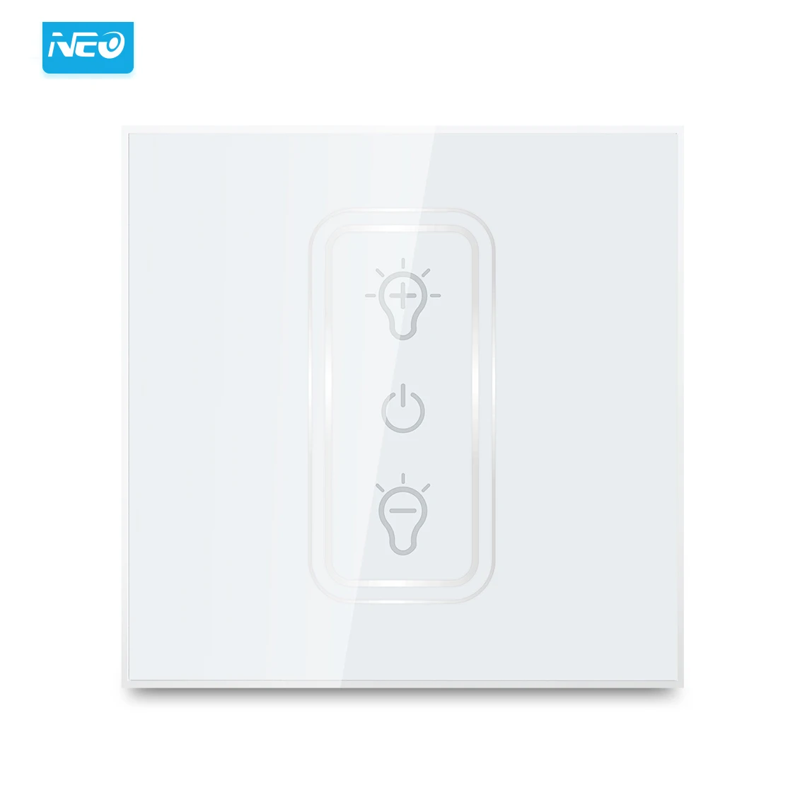 NEO Coolcam NAS SC03WU умный WiFi выключатель света 3 Gang дизайн закаленное стекло панель