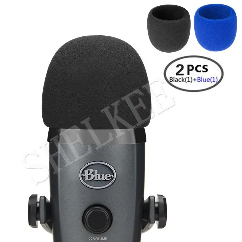 Ветровое стекло SHELKEE для Blue Yeti Nano конденсаторные микрофоны в качестве поп фильтра