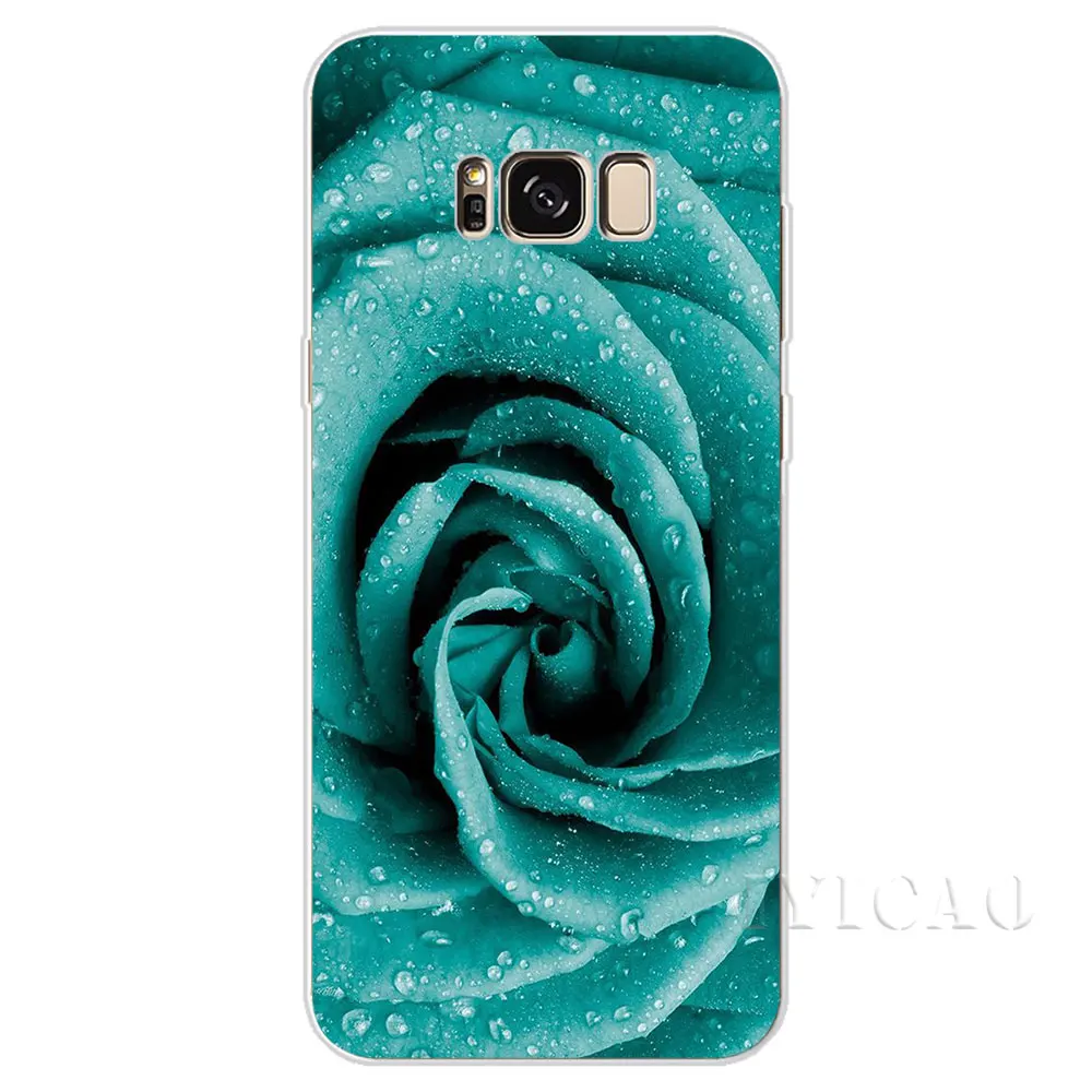 IYICAO цветы орхидеи жесткий чехол для Samsung Galaxy S6 S7 край S8 S9 S10 плюс S10e Note 8 9
