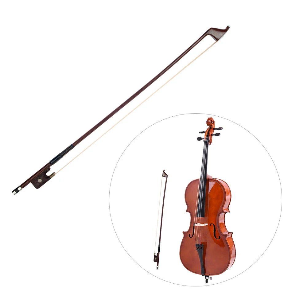 German Style Bows for Size 4/4 Double Bass Brazilwood Bow Horsehair Hair Great Balance Point Orchestral Strings Accessories | Спорт и