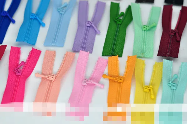 

20pcs Bjd doll diy accessories mini-zipper 0# plastic mini zippers 7cm/10cm gauze zipper for doll accessories