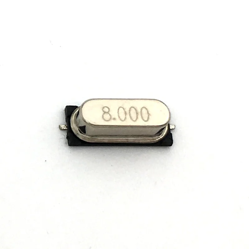 20 штук smd hc 49s 8 МГц 000 20ppm 20pF Кварцевый резонатор с украшением в виде