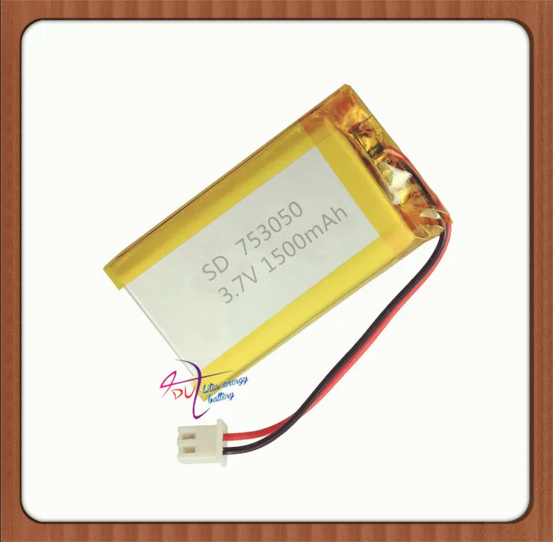 XHR-2P 2 54 1500mAh 753050 3 7 V литий-полимерная батарея 803048 Беспроводная машина для