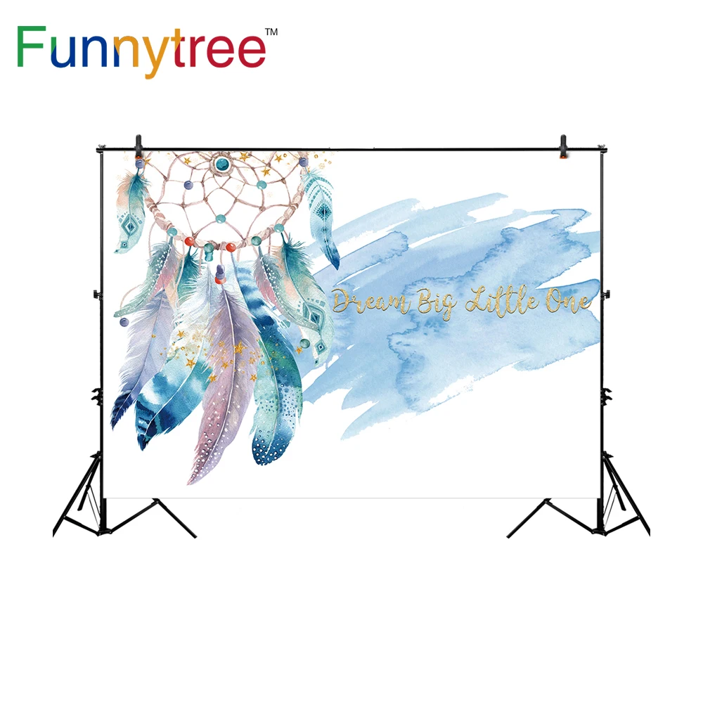 Фотофон Funnytree фотография Ловец снов большой малыш простой винтажный акварельный