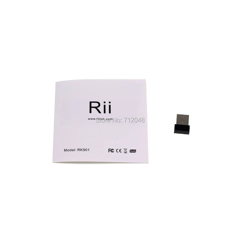 

Rii RK901 2.4GHz Wireless Keyboard for PC/Laptop Gaming Keyboard with USB Nano Receiver for Windows Android