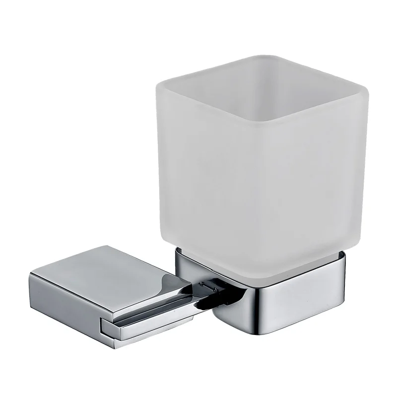 

Mirror Polished SUS304 Stainless Steel Bathroom Double Glass Cups & Tumbler Holders Toothbrush Cup Holders Bathroom Accessories
