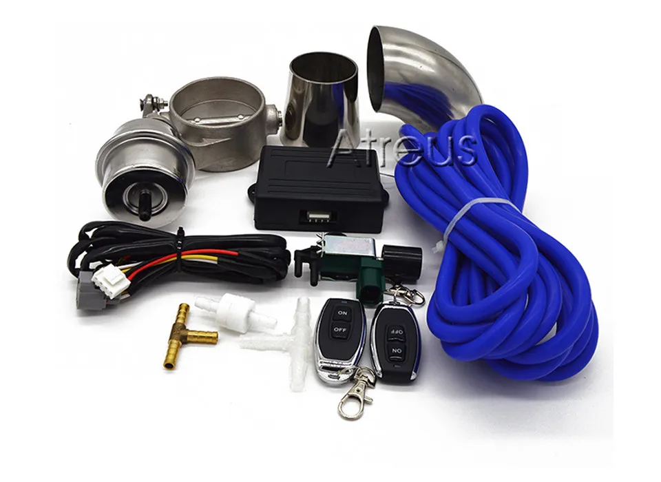 Выпускной клапан управления набор с вакуумным приводом для Volkswagen Polo Scirocco VW Passat B5 B6 B7 B8 CC Skoda Octavia A7 A5 Kodiaq