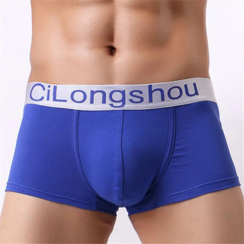 7 Colors Men's Underwear Fashion Boxers Breathable Cotton Summer Boxer Men M L XL XXL Youth Boys Panties Underpants | Мужская одежда