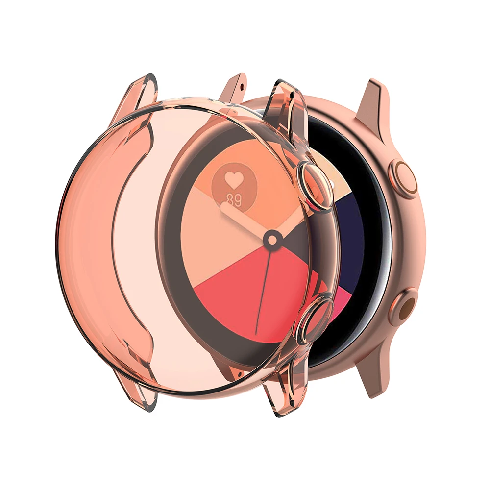 For Samsung Galaxy Watch Active R500 Smartwatch For Samsung Smartwatch Accessories Soft TPU Protector Watch Case Cover Shell