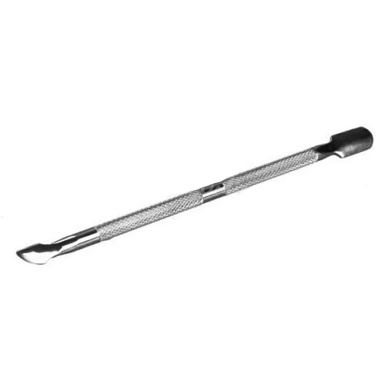 

1pc 13*0.5cm Stainless Steel Nail File Nail File Cuticle Spoon Pusher Remover