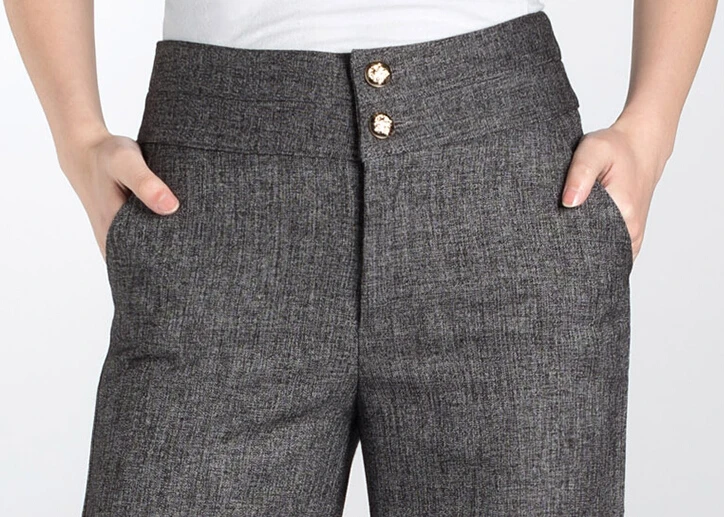 Распродажа брюки с высокой талией и широкими штанинами для женщин Новое