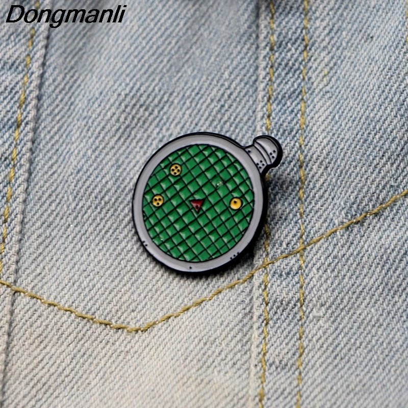 DMLSKY Dragon Ball Detector Милая декоративная брошь в виде павлина металлические бейджиковые значки на рюкзаке булавка брошь для одежды Ювелирные изделия подарок M2649