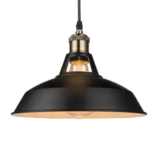 Промышленный Домашний Светильник в стиле ретро для ресторана кухни, декоративные светильники, винтажный подвесной светильник, абажур для столовой