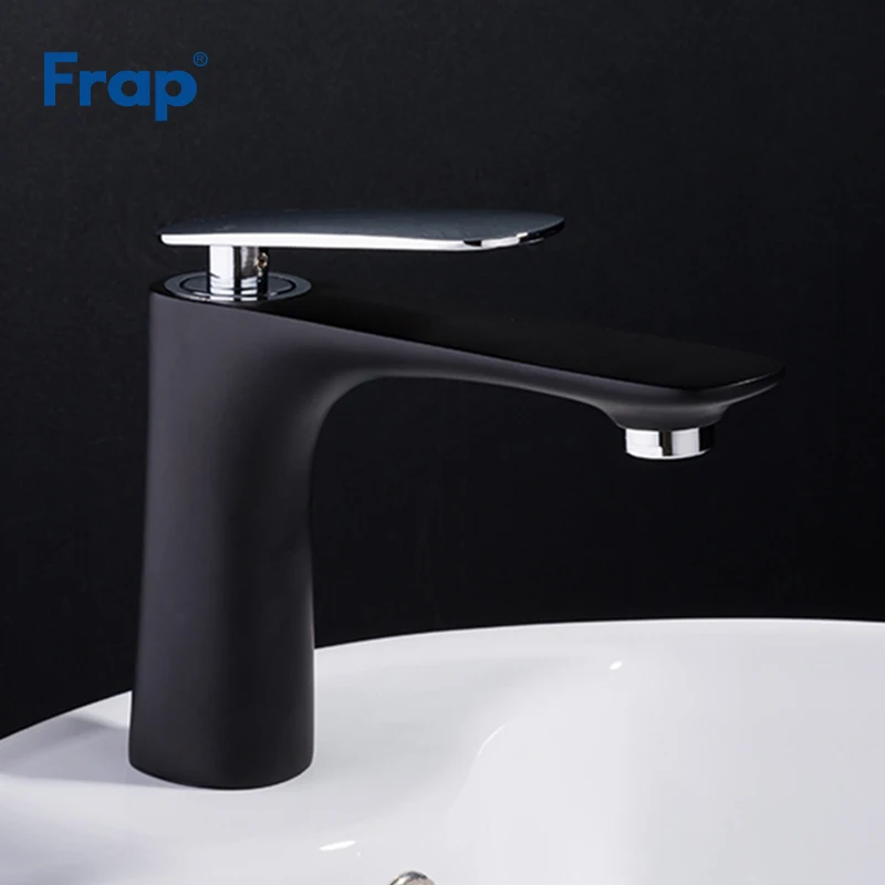 

Black Basin Faucets Modern Bathroom Mixer Tap Washing sink faucet chrome Single Handle hot cold water Elegant Crane Y10038
