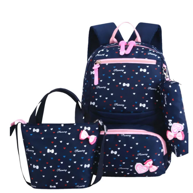 3 шт./компл. женский рюкзак, школьные сумки, милые рюкзаки с принтом звезд и медведем для девочек-подростков, дорожная сумка, рюкзаки, рюкзаки