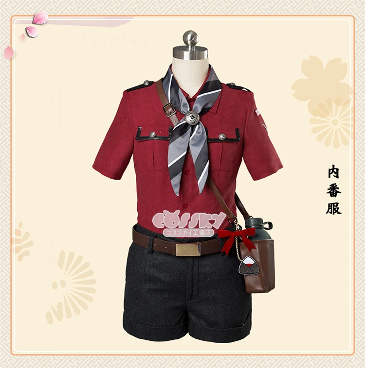 Аниме! Игра Touken Ranbu онлайн Hyuuga Masamune униформа косплей костюм летняя повседневная