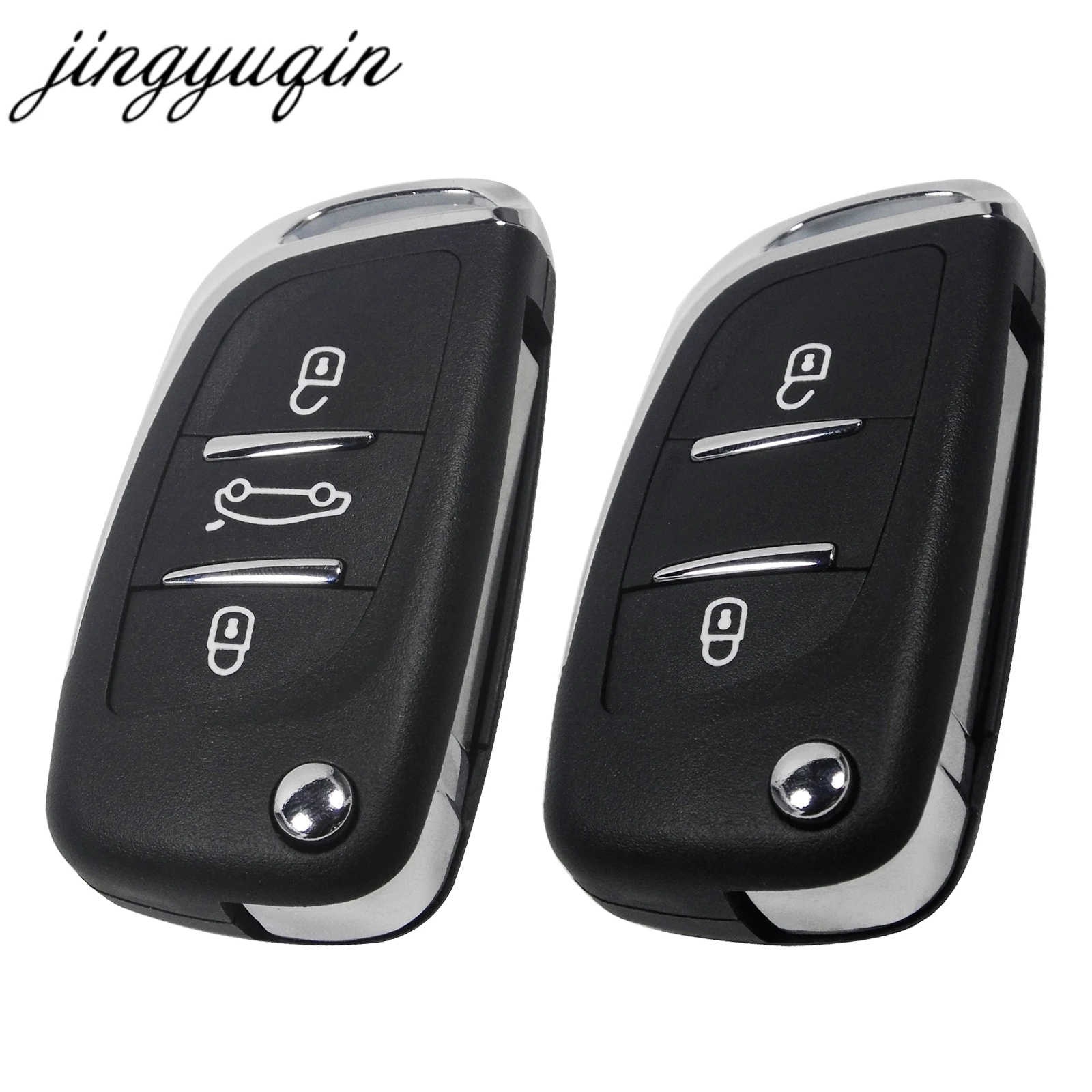 Jingyuqin 5 шт./лот VA2/HCA Blade модифицированный 2/3 чехол для ключей с кнопками PEUGEOT 306 307 308