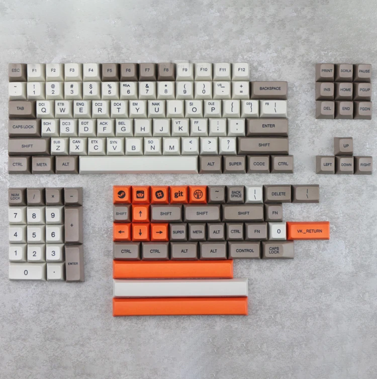 ASCII контрольный код символа keycaps SA профиль краситель субкровать Keycap набор толстый