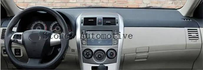 Хорошо подходит для Toyota Corolla LHD 2006 2010 2011 2012 2013 крышка приборной панели коврик