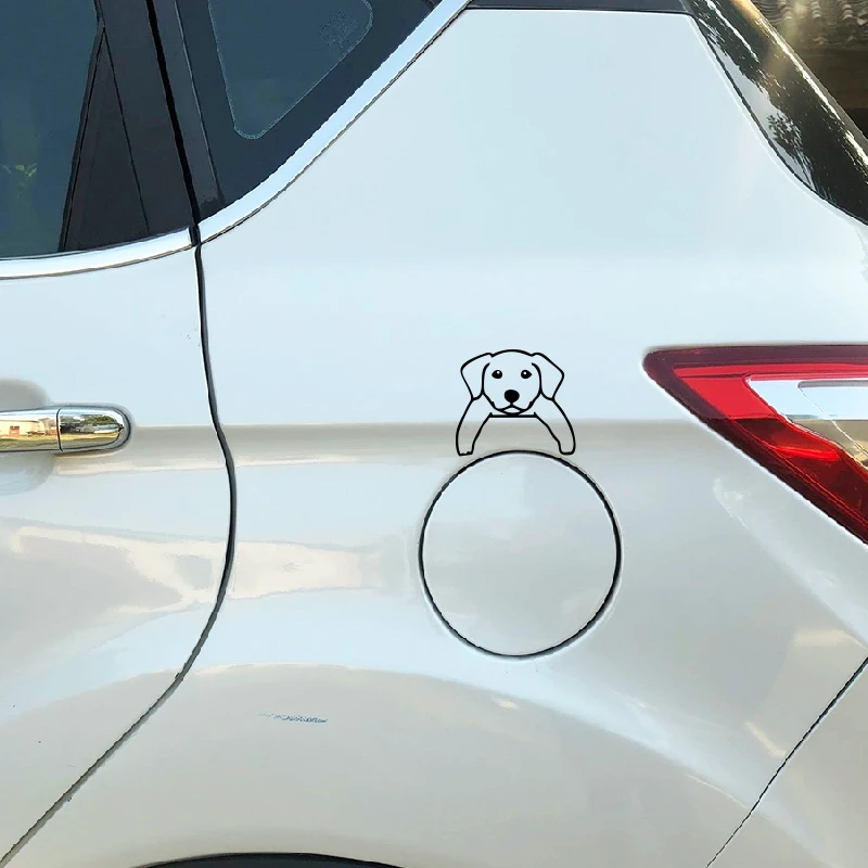 Золотой ретривер дизайн собаки забавная Изысканная Наклейка на окно автомобиля