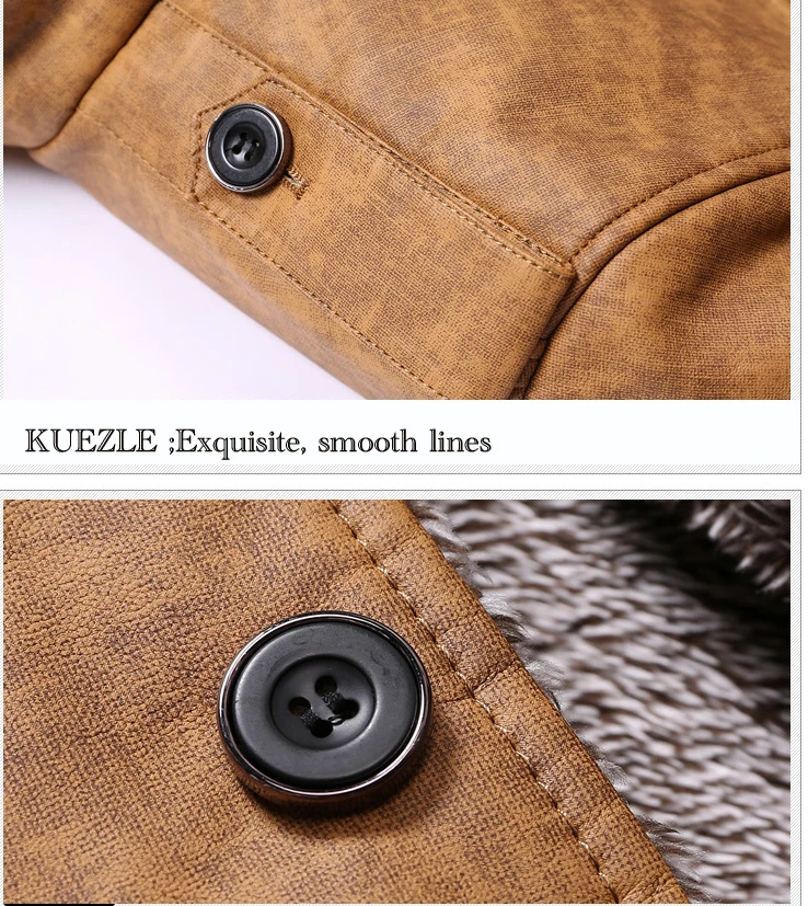 

vetement homme 2018 Men Winter Jacket Men PU Leather Motorcycle Warm Jackets Plus velvet Windbreaker Male Casual Long Coat 4XL