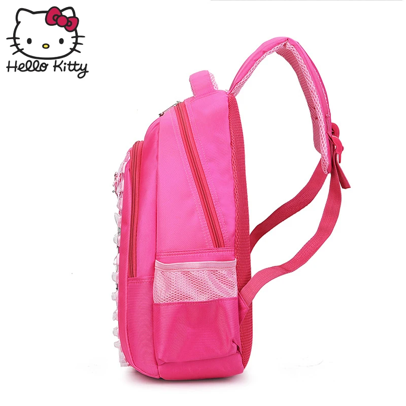 Розовые рюкзаки с героями мультфильмов Hello Kitty милые детские сумки для девочек