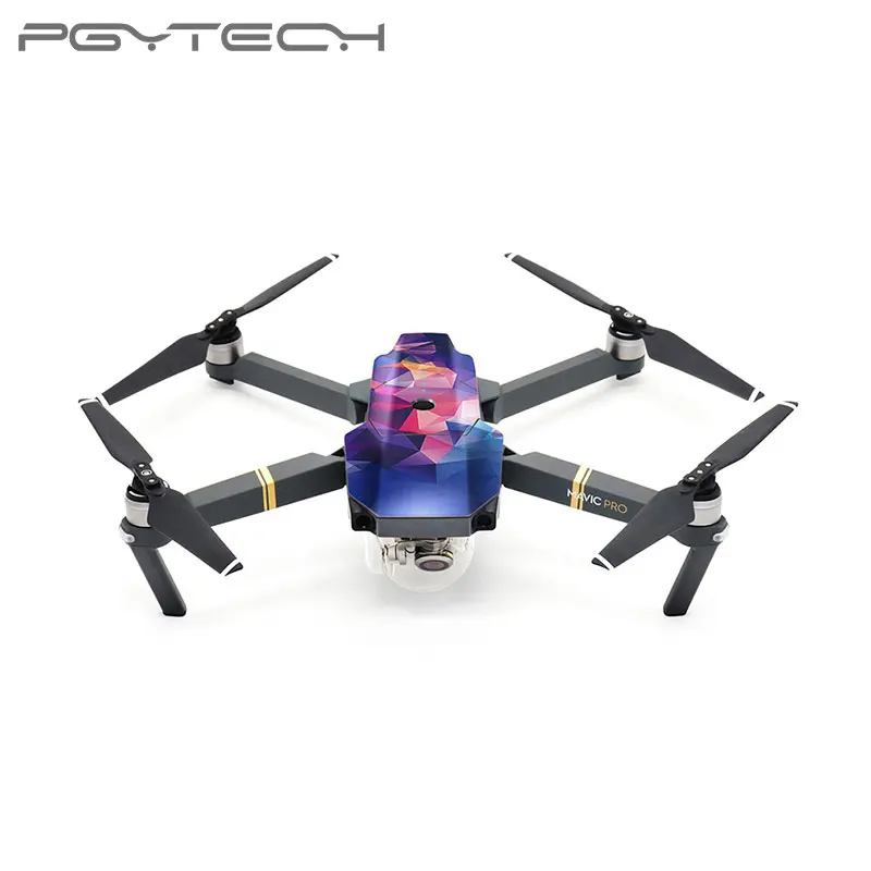 PGYTECH DJI Mavic Pro & Platinum Skin стикер водонепроницаемые ПВХ цветные Переводные