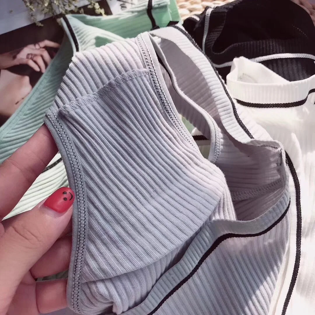 Трусы из чистого хлопка треугольные брюки для девочек вентиляция средняя и