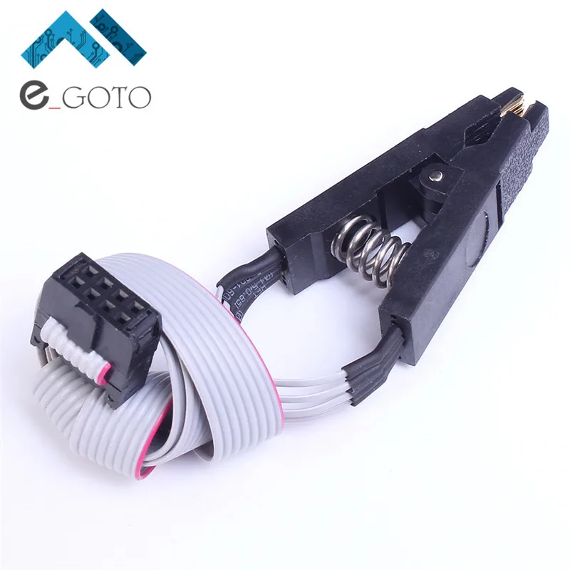 SOP8 Тесты Clip + Провода доска флэш микросхема гнездо адаптера для BIOS 24/25/93