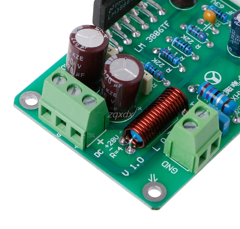 LM3886TF HiFi моно 68 Вт 4 Ом аудио усилитель мощности плата AMP 50 Вт/38 8 собранная оптовая