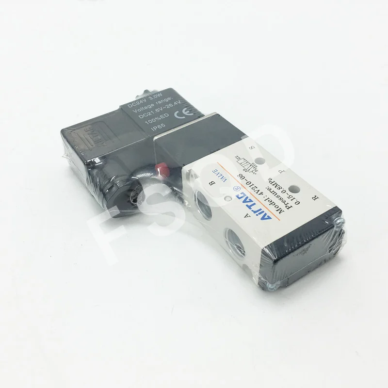 4V220-06 4V220-08-20 AC220V DC24V AIRTAC 3 Позиция 5 Путь воздуха Электромагнитный пневматический клапан детали