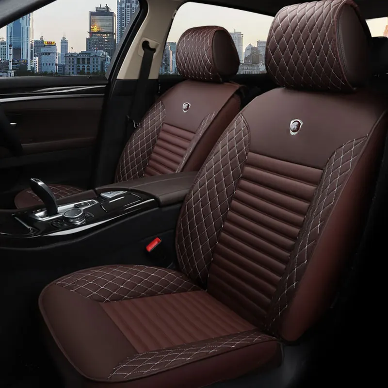 Кожаный Авто универсальный чехол для автомобильных сидений Подушка volkswagen vw bora golf