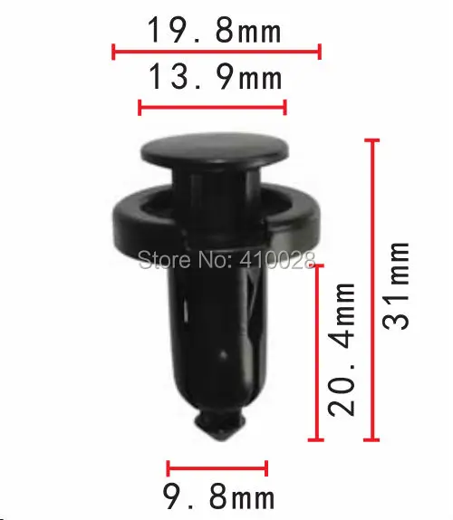 shhworldsea Front &amp Rear Bumper Push-Type Retainer Clip Fastener for Honda Acura Replace #91503-SZ5-003 Accord Civic | Автомобили и