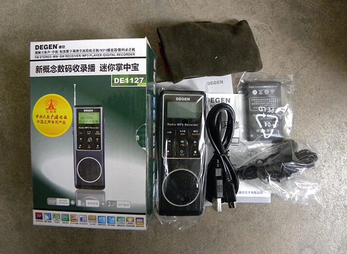 DEGEN DE1127 Мини цифровой радио 4 Гб MP3 плеер и диктофон с FM стерео degen приемник MW SW AM коротковолновой Радио Degen