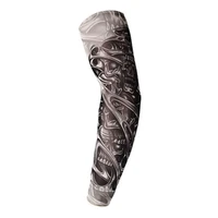 unisex stretchy uv protection outdoor fake slip on tattoo arm sleeve cool