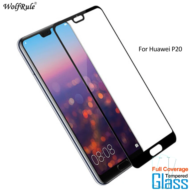 

Для стекла Huawei P20 защита экрана закаленное стекло для Huawei P20 стекло полное покрытие защитная плёнка для телефона wolfrule